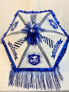 14' PBS Mardi Gras Umbrella